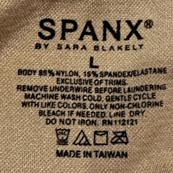 Like new SPANX Slimplicity Full Slip with Underwire in Nude Size Large - Picture 2 of 5